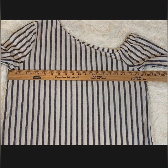 Banana Republic Women's Medium Top One Shoulder Beachy Nautical Vacation Breezy - Picture 10 of 11